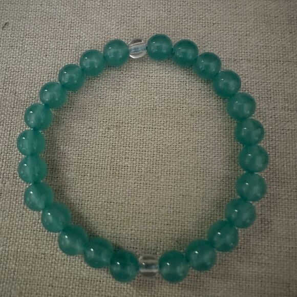 Set of 3 beaded stones with silver accent - set of 3 - Picture 2 of 8